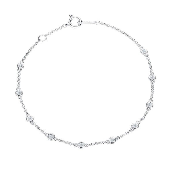 簡愛18K金鑽石手鍊