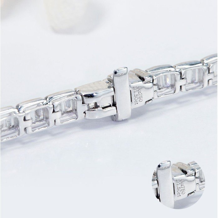 18K金滿鑽鑽石手鍊