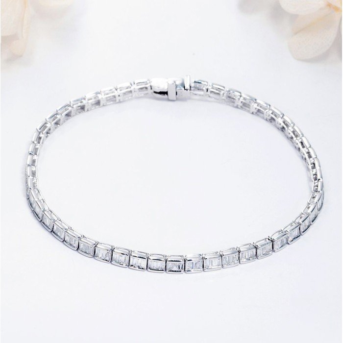 18K金滿鑽鑽石手鍊