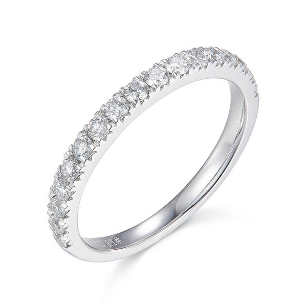 簡愛天然鑽石線戒