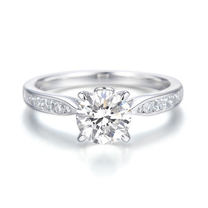 戀戀情深-《IGI》PT950-1.0克拉鑽戒