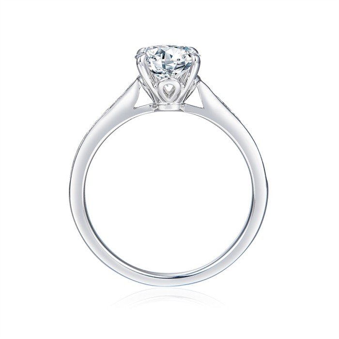 戀戀情深-《IGI》PT950-1.0克拉鑽戒