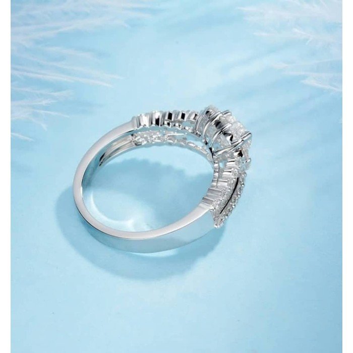 天然0.50克拉心型鑽戒