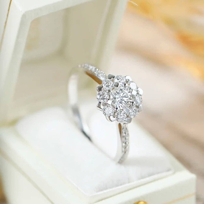 幸福的約定-鉑金0.50克拉鑽戒