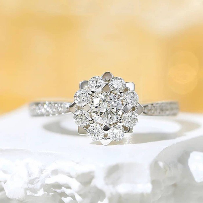 幸福的約定-鉑金0.50克拉鑽戒