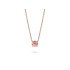 18K金CVD粉色彩鑽項鍊