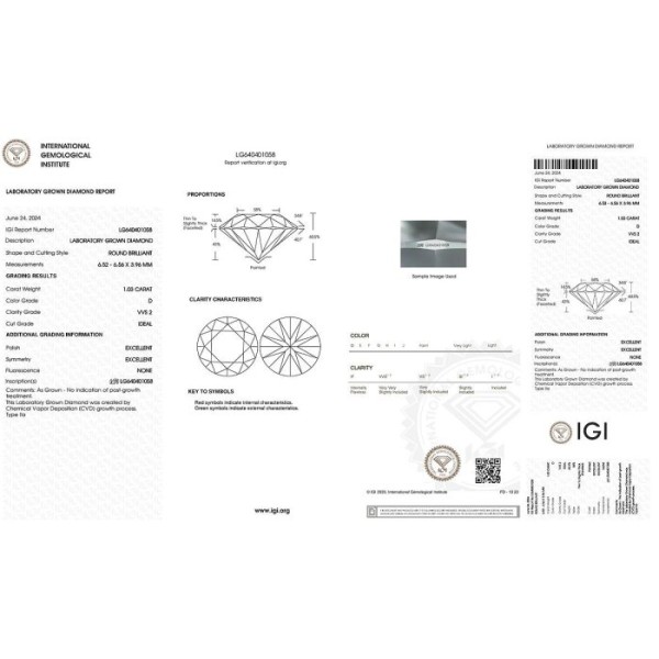 《IGI》H&A 1.03克拉∣圓形培育鑽∣高品質∣未來鑽石.html
