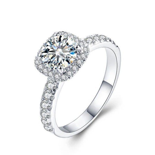 PT950-1.0克拉豪華鑽戒