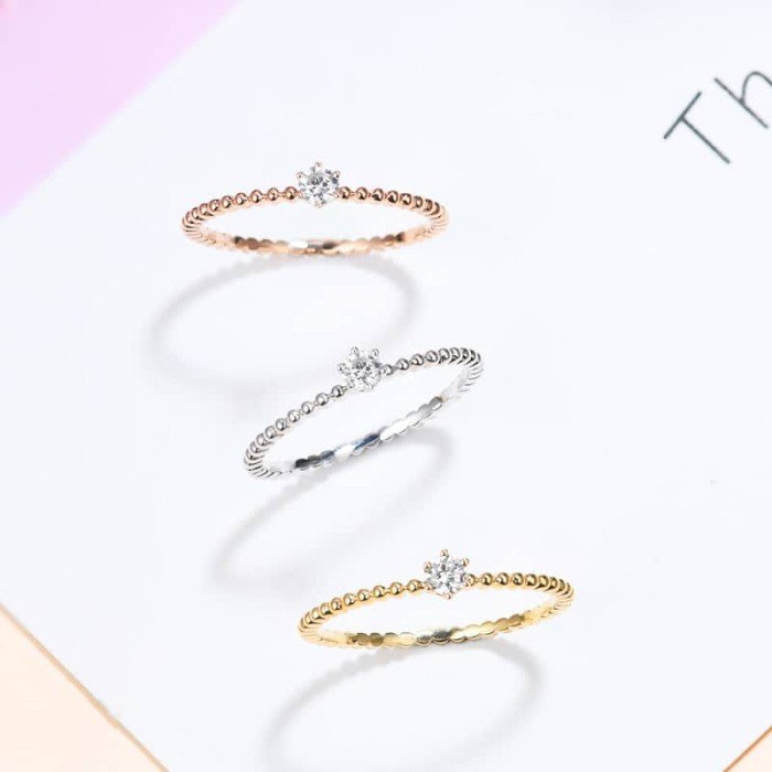 小清新百搭鑽戒