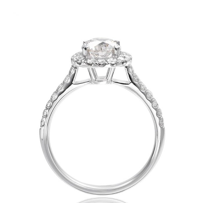 經典18K金天然0.30克拉鑽戒