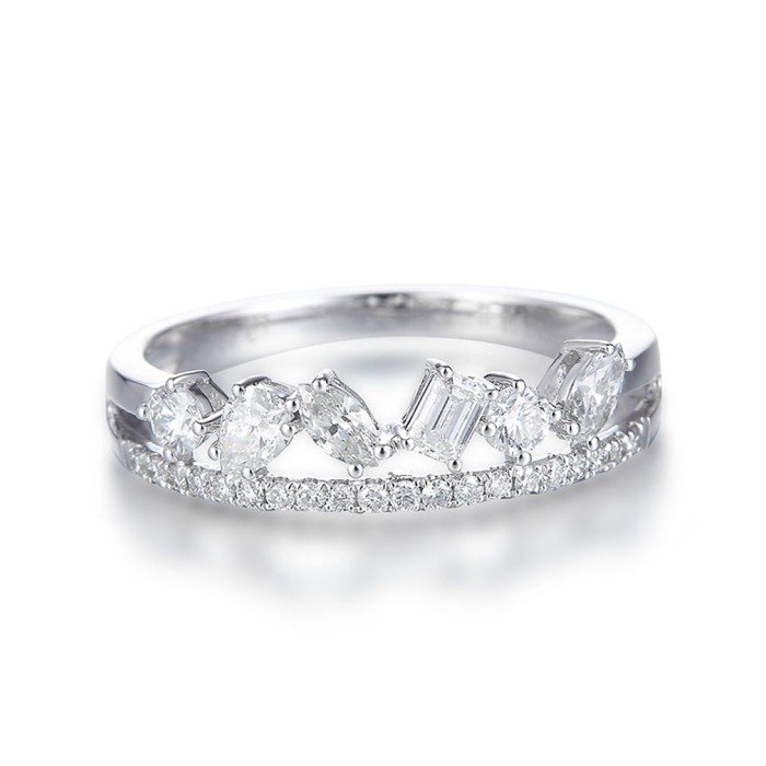 韻律天然鑽石排戒