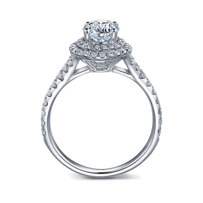 GIA小奢華天然婚戒款鑽戒