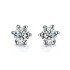 經典六爪1.0克拉鑽石耳環