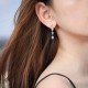 18K金豪華鑽石耳環