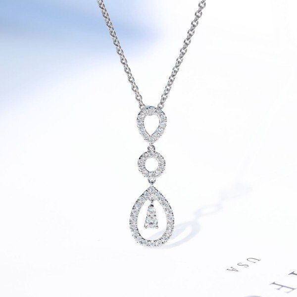 18K金三用鑽石耳環