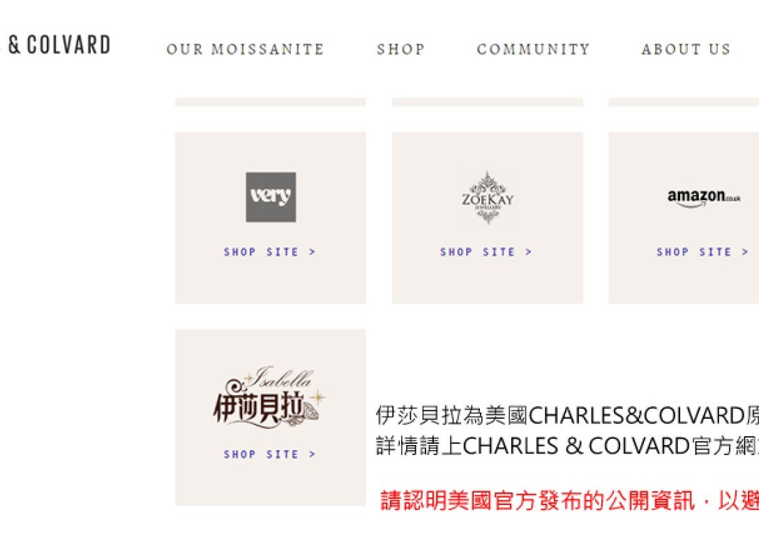 美國cc原廠莫桑石