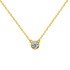 18K金0.20克拉泡泡鑽石項鍊